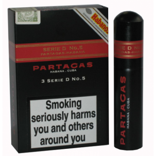 Partagas Serie D No. 5 Tube - Pack of 3