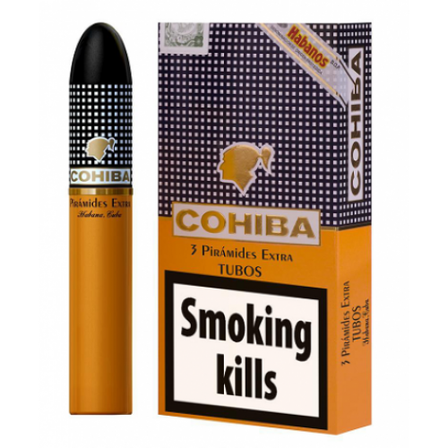 Cohiba Piramides Extra Tubed – Pack of 3