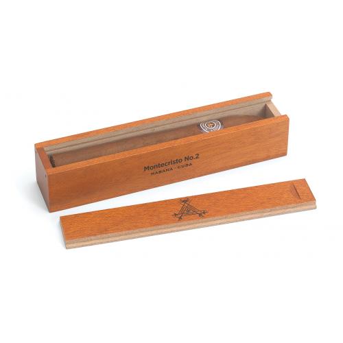 Montecristo No. 2 Cigar Wooden Coffin Gift Box - 1 Cigar