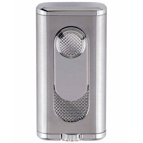 Xikar Verano Flat Flame Lighter - Silver