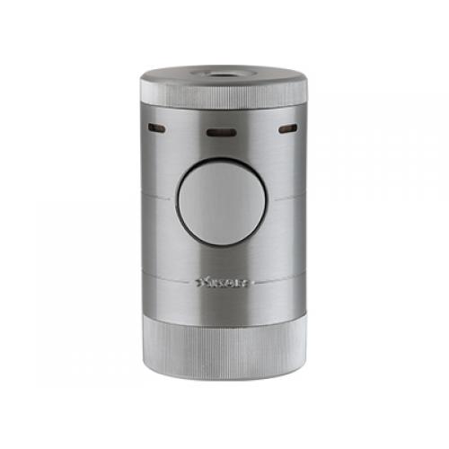 Xikar Volta Tabletop Quad Burner Jet Lighter - Silver