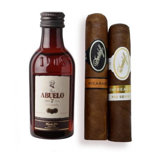 Ron Abuelo Rum and Davidoff Cigars Pairing Sampler