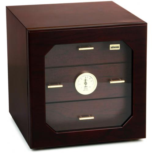 Adorini Chianti Deluxe Rosewood Cigar Humidor - Medium - 100 Cigar Capacity