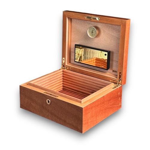 Adorini Cedro Deluxe Cigar Humidor - Medium - 75 Cigar Capacity