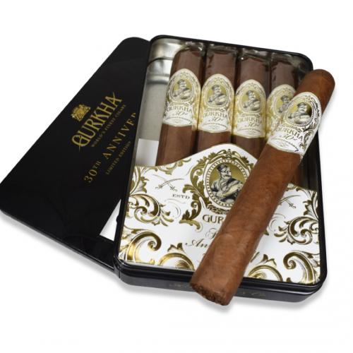 Gurkha 30th Anniversary Limited Edition Trienta Toro Cigar - Tin of 5