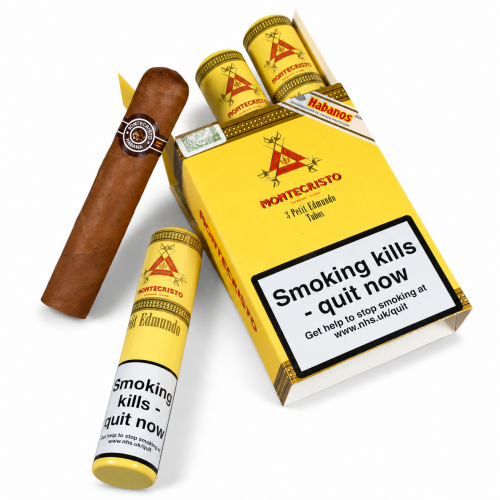Montecristo Petit Edmundo Tubed Cigar – Pack of 3