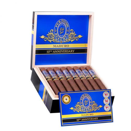 Perdomo 10th Anniversary Maduro Robusto – Box of 25 Cigars