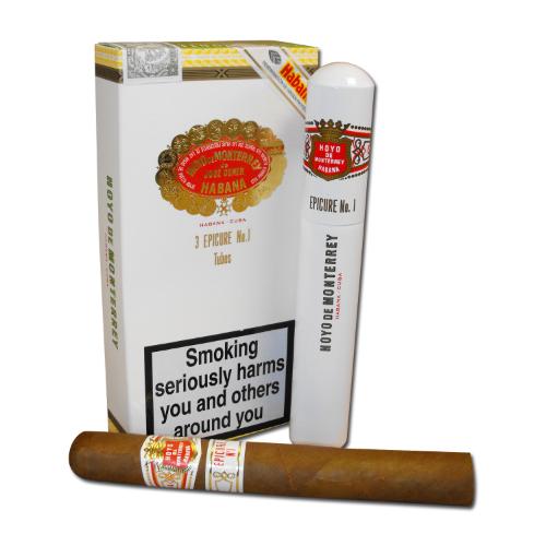 Hoyo de Monterrey Epicure No.1 Tubo - Pack of 3