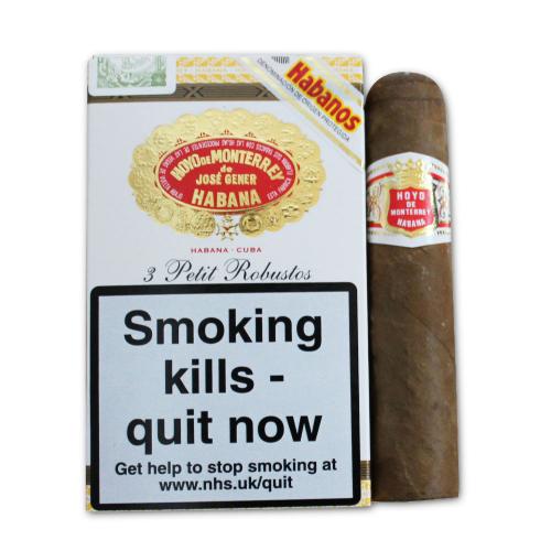 Hoyo de Monterrey Petit Robusto - Pack of 3