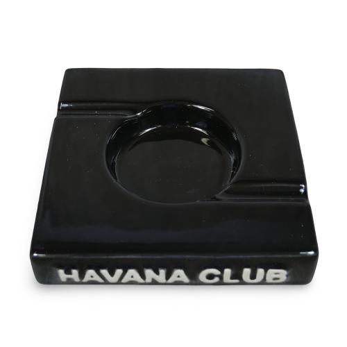 Havana Club Collection Ashtray - El Duplo Double Cigar Ashtray - Black