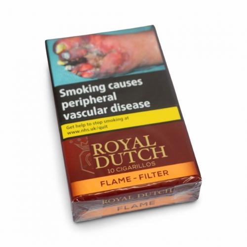 Ritmeester Royal Dutch Flame Filter (Formerly Sunshine) Cigarillos - Pack of 10