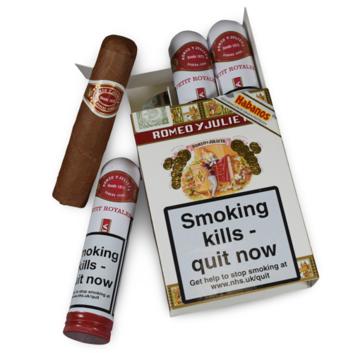 Romeo y Julieta Petit Royales Tubed Cigar - Pack of 3