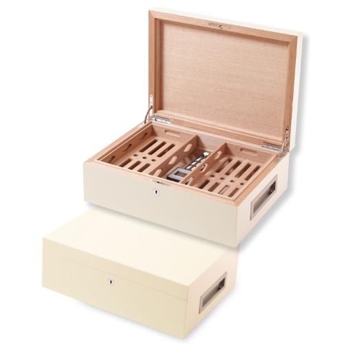 Villa Spa Cigar Humidor – up to 200 cigars capacity – Ivory