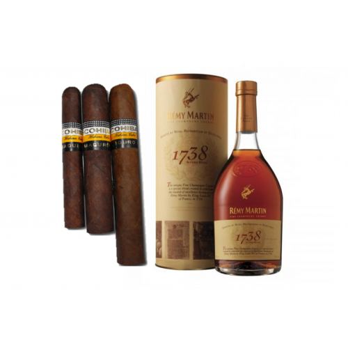 Cohiba Maduro 5 & Remy Martin 1738 Accord Royal Cognac - 70cl 40%