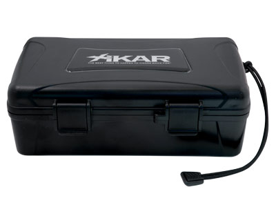 Xikar Travel Waterproof Case Black - 10 Cigars Capacity